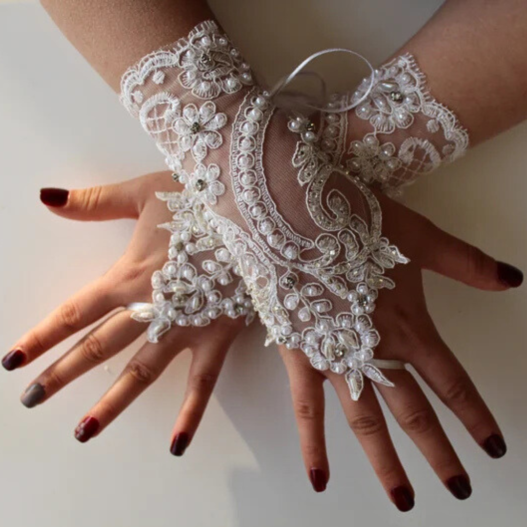 GownLink Classy Bridal Gloves for Christian & Catholic Wedding G-99