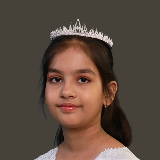 GownLink First Holy Communion crown stone and Gilded Leaves HLC-8