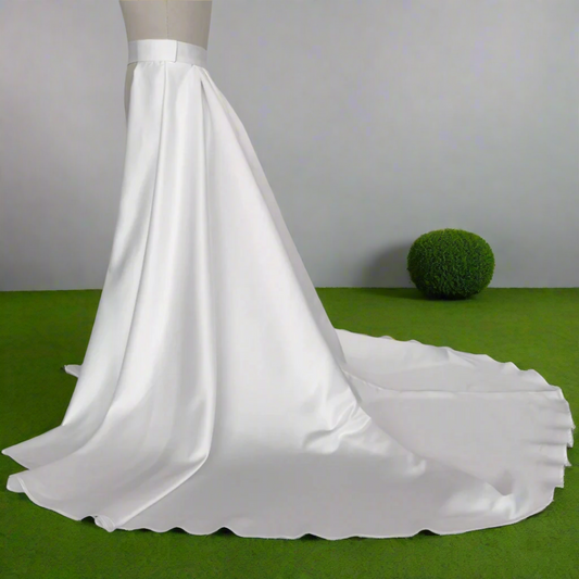 Gowlink,s Detachable train for wedding dress