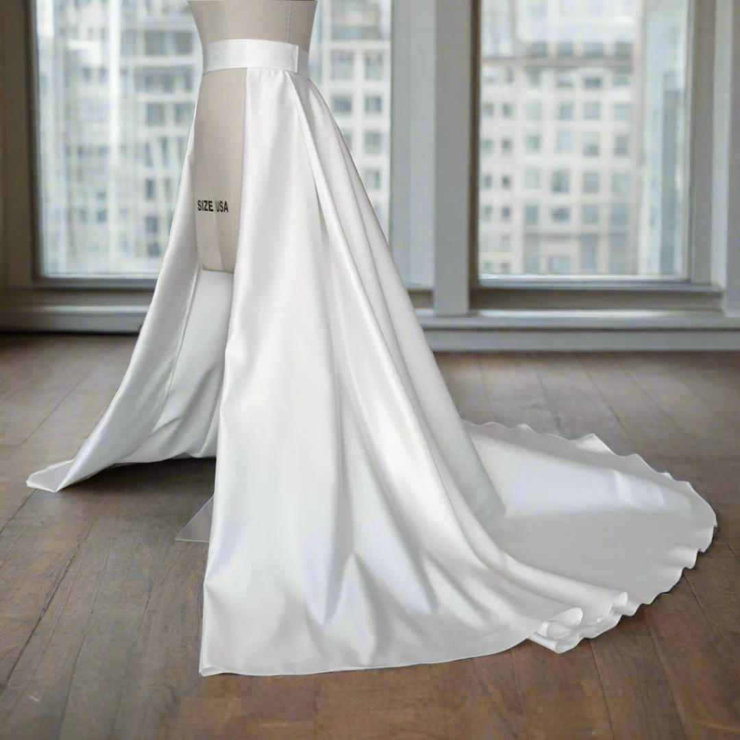 Gowlink,s Detachable train for wedding dress