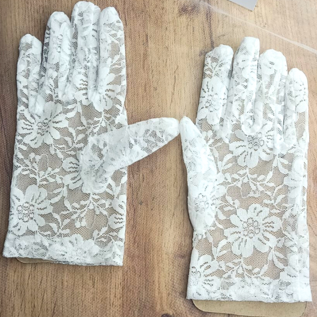 GownLink's Ineffably Gorgeous Bridal Gloves For Christian & Catholic Wedding G25