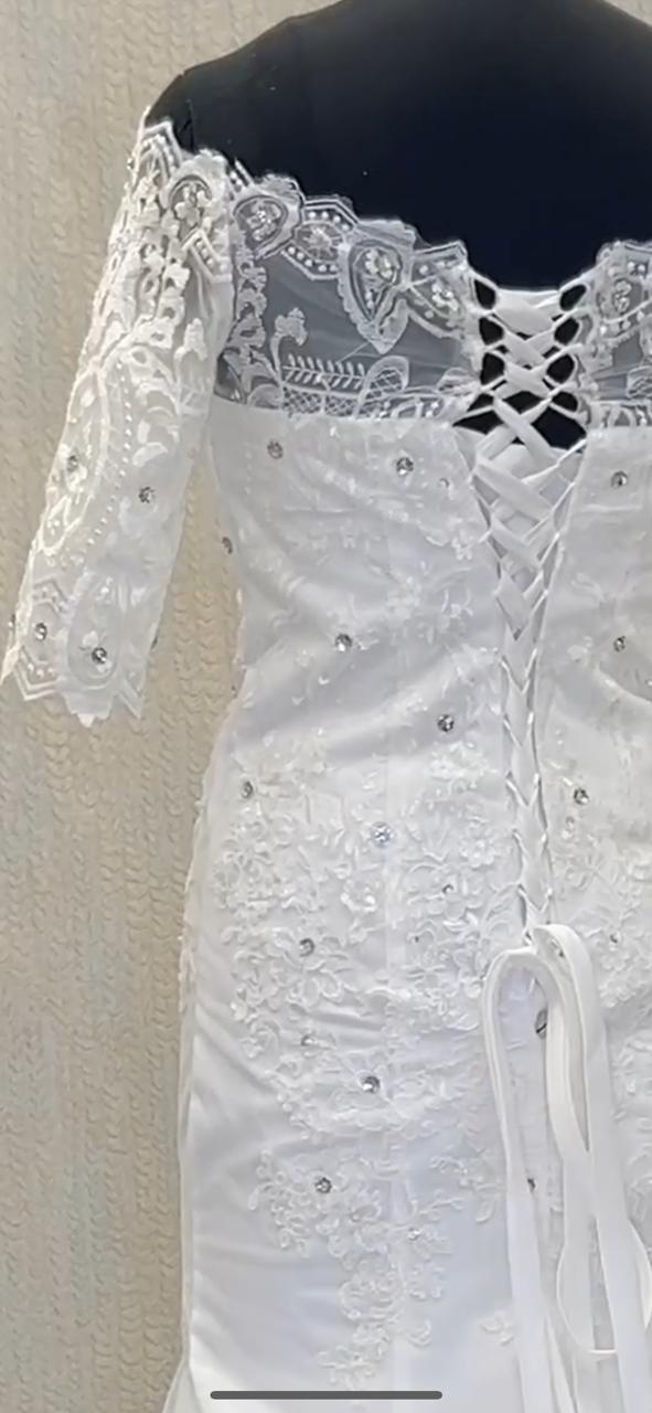 Off shoulder wedding dress Palakkad India