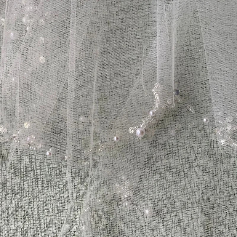 GownLink Bridal 1.5mtr Veil with Comb GLGV009