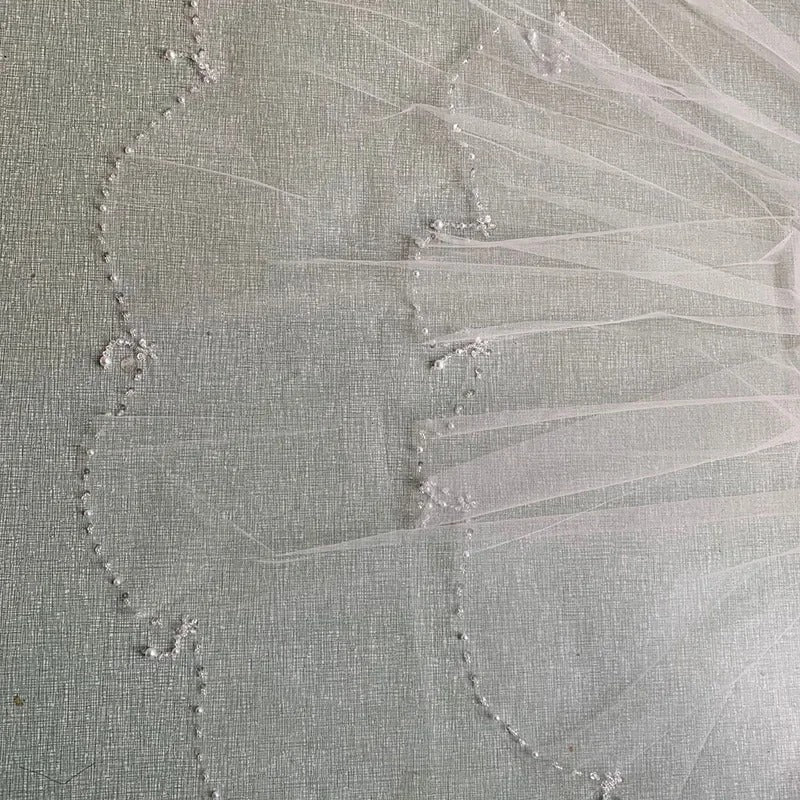 GownLink Bridal 1.5mtr Veil with Comb GLGV009