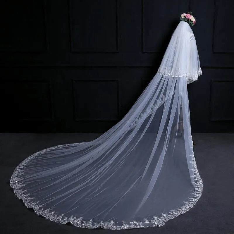 GownLink Cathedral Bridal Veil for Christian and Catholic Weddings GLV5