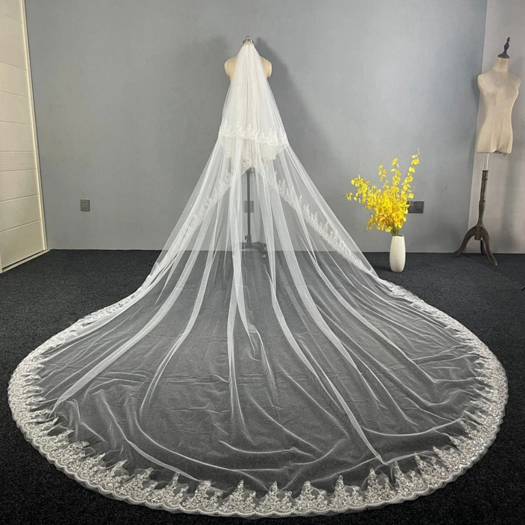 GownLink Cathedral Bridal Veil for Christian and Catholic Weddings GLV5