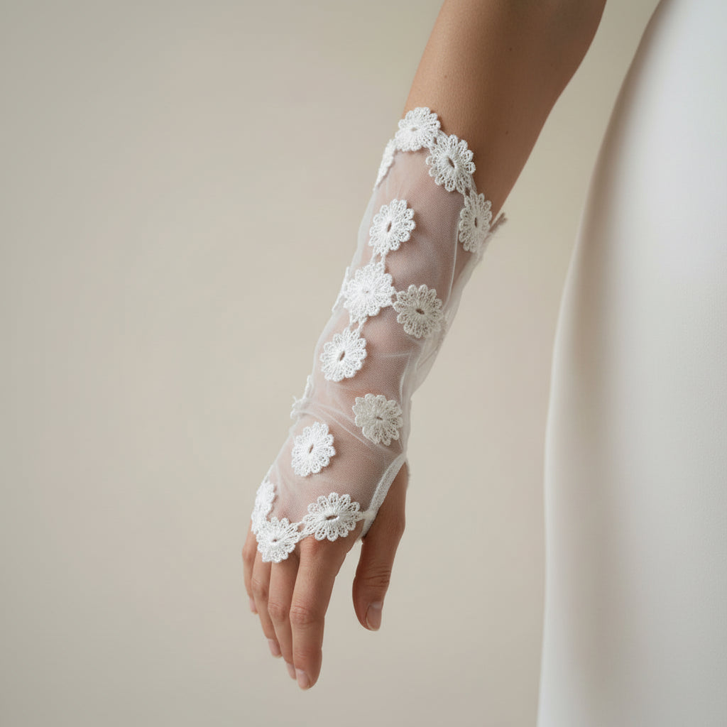 GownLink Charm Bridal Gloves