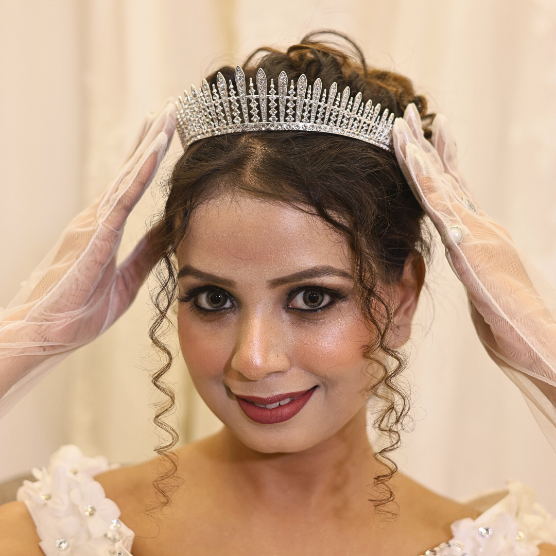 Elegant Bridal Headpiece in Kerala