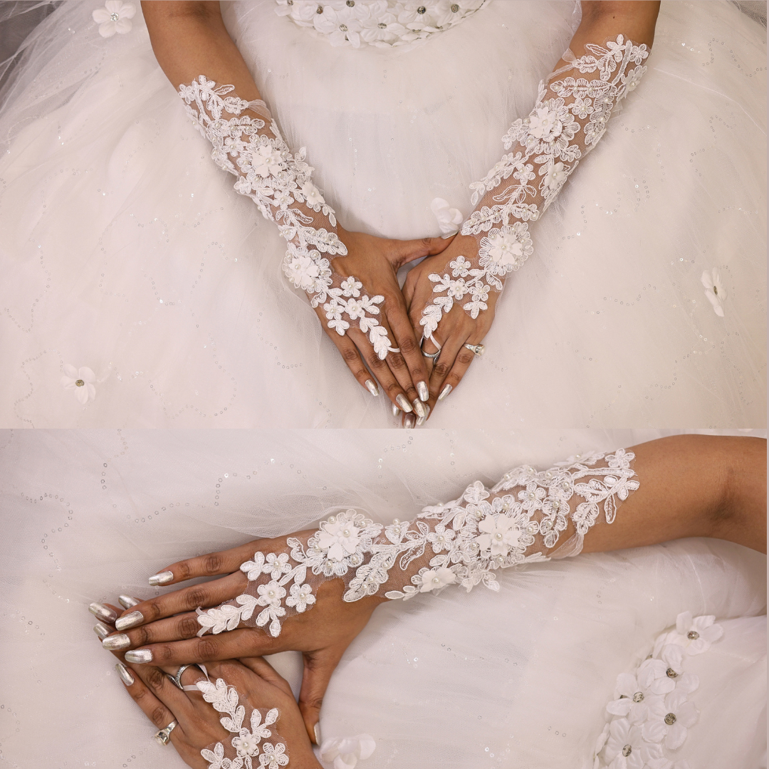 Traditional Catholic bride gloves in Jammu & Kashmir