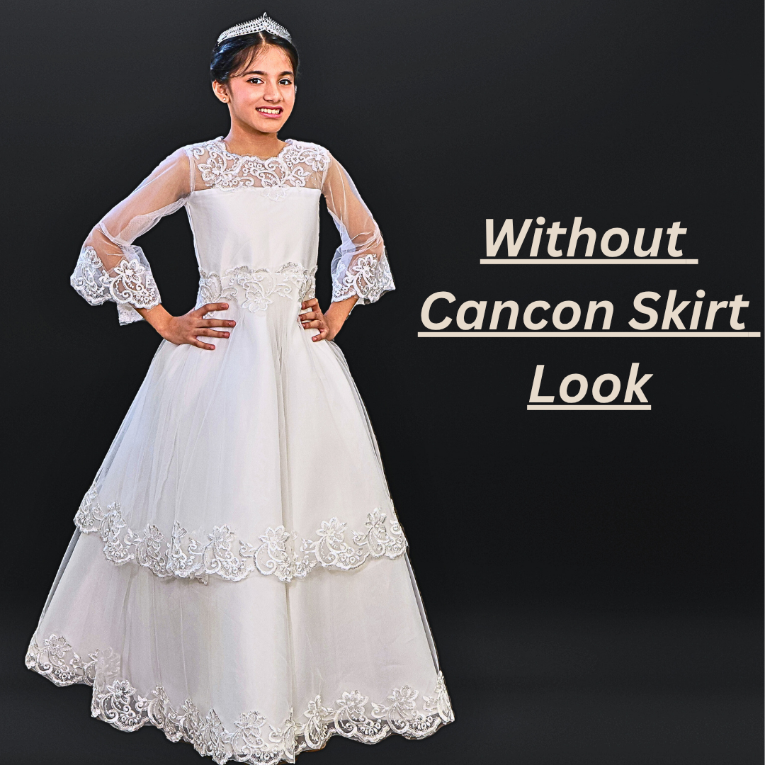 GownLink Stunning Holy Communion Gown for Your Little Princess HLC-VO9