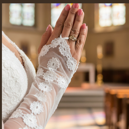 GownLink Charm Bridal Gloves