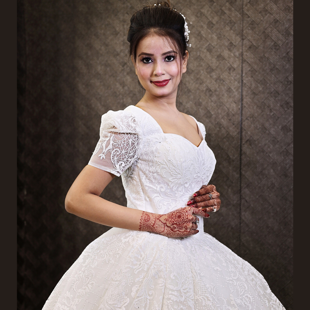 GownLink Train Gown for the Christian & Catholic Wedding GLGT166T