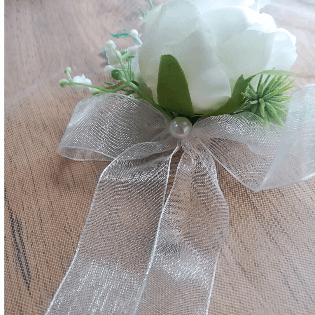 Traditional Christian wedding coat flower Jorhat India