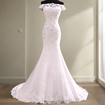 Buy latest white mermaid dresses for wedding and anniversary|Gownlink