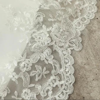 "Elegant white Mermaid Gown, Ideal for Catholic Wedding Traditions"
