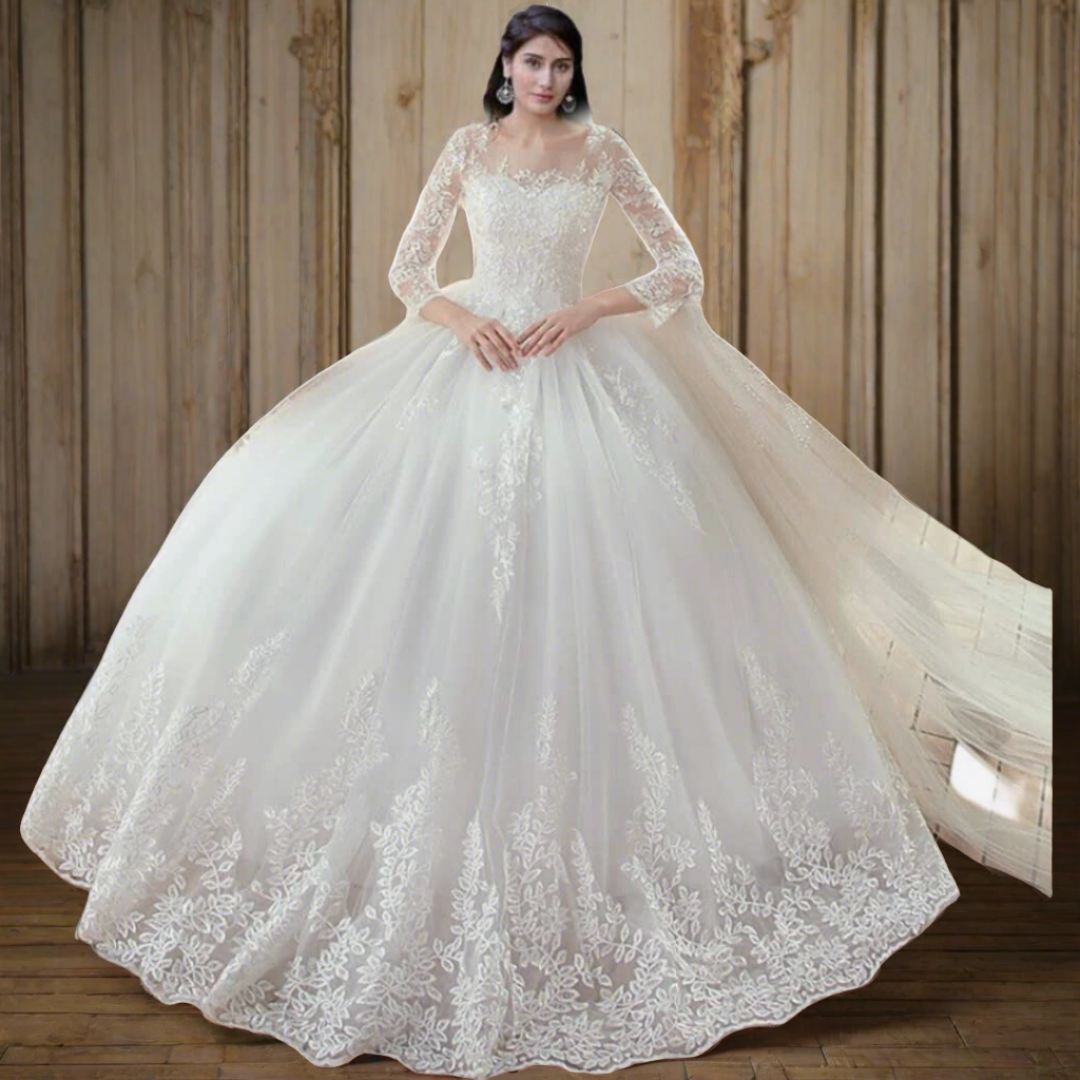 Buy White Christian and Catholic Wedding Gown in Meghalaya