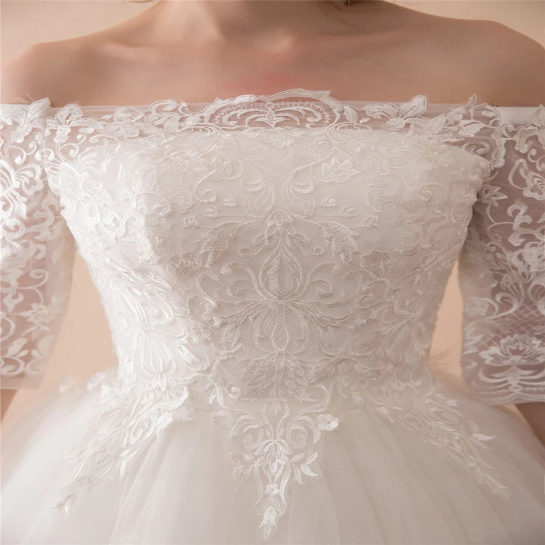 Handmade A Line Tulle Wedding Gowns For Women,Beach Bridal Dress Delhi (national capital territory)
