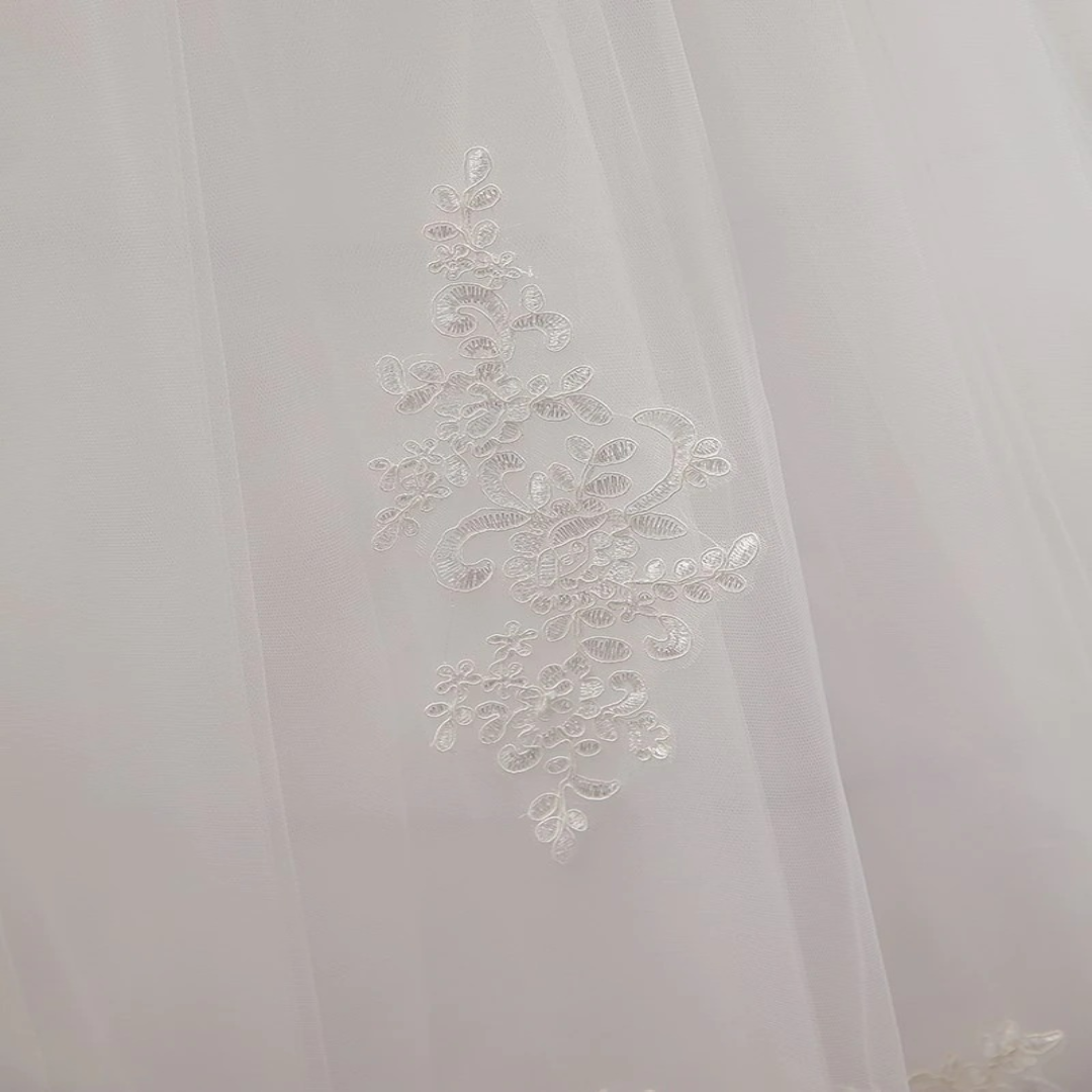 white lace gowns Jhansi
