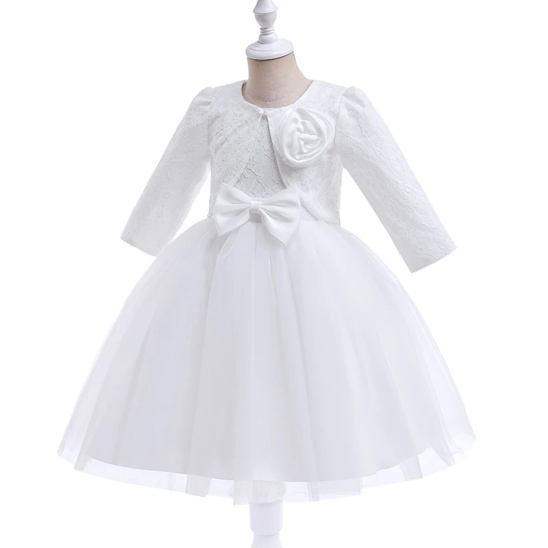 Christening Gown white long Sleeves, Saraikela India