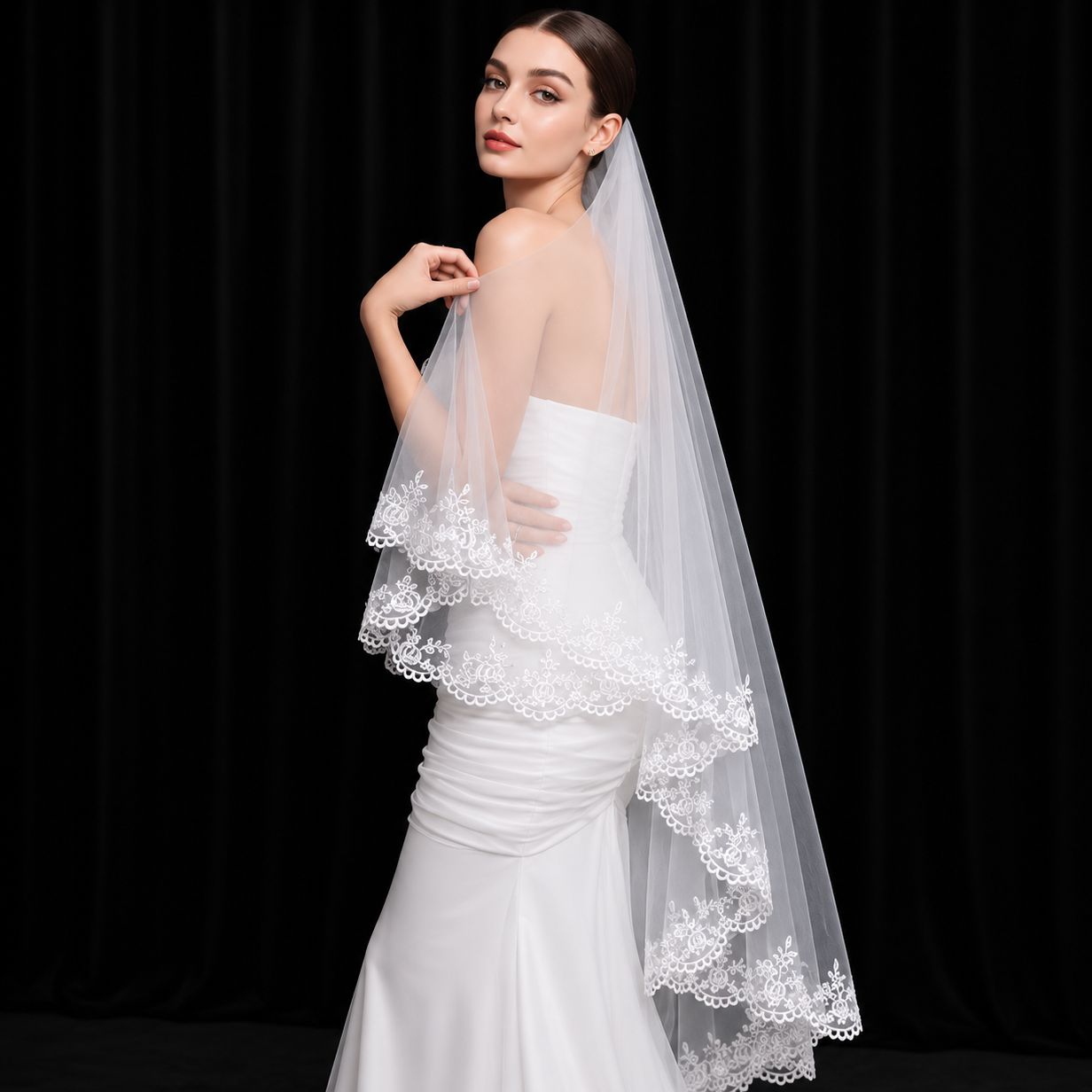Long Bridal Veil — GLSVL1800 | GownLink