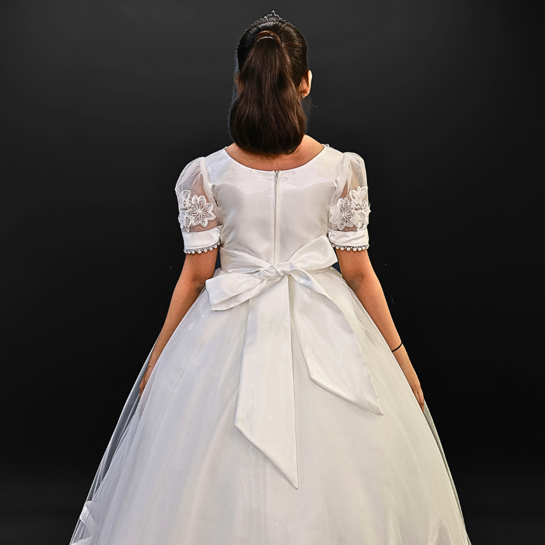 White dress for First Holy Communion in Houston