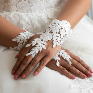 Short Bridal Gloves