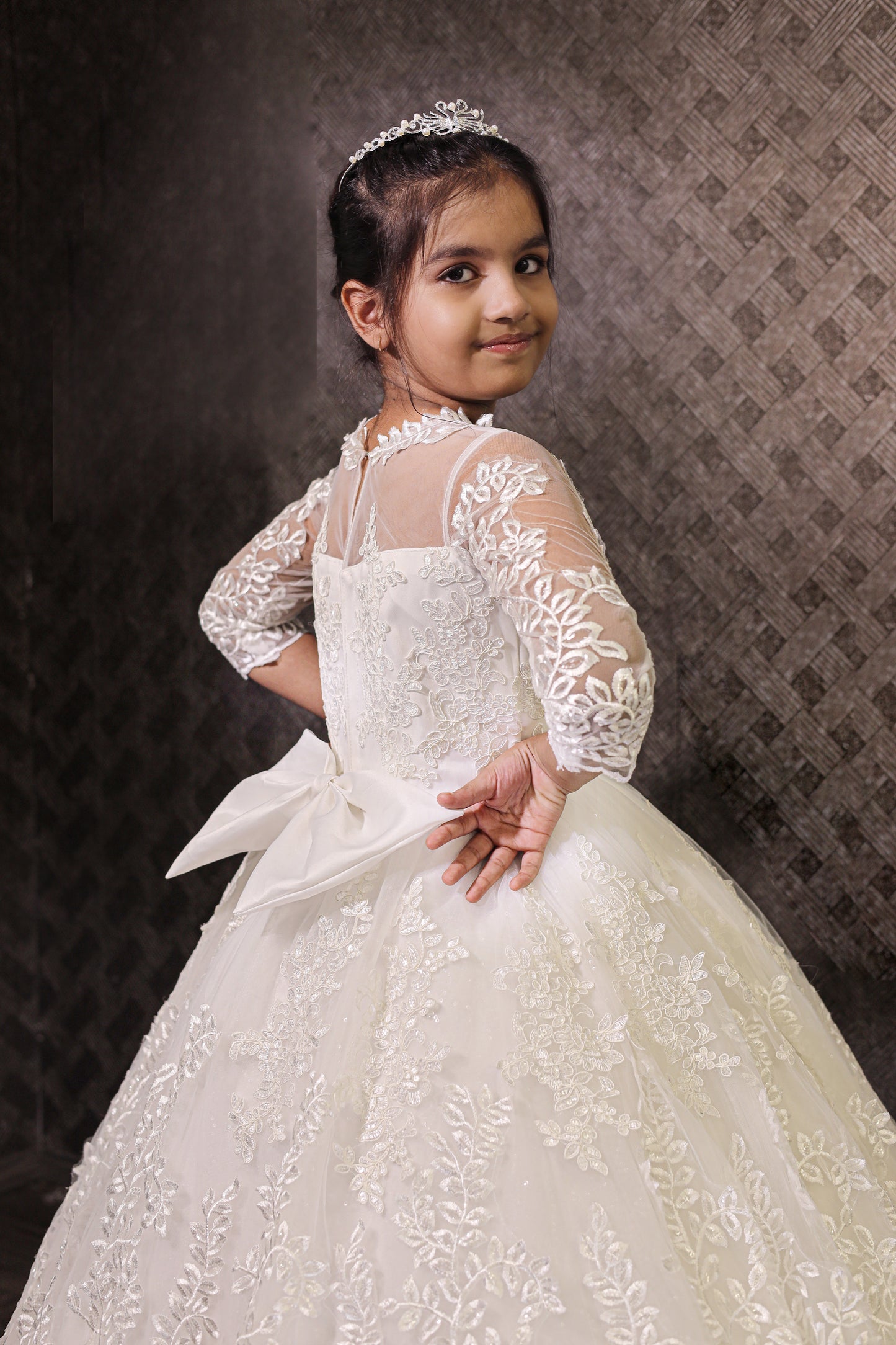 GownLink Holycommunion Dress for Your Little Princess HLCD30