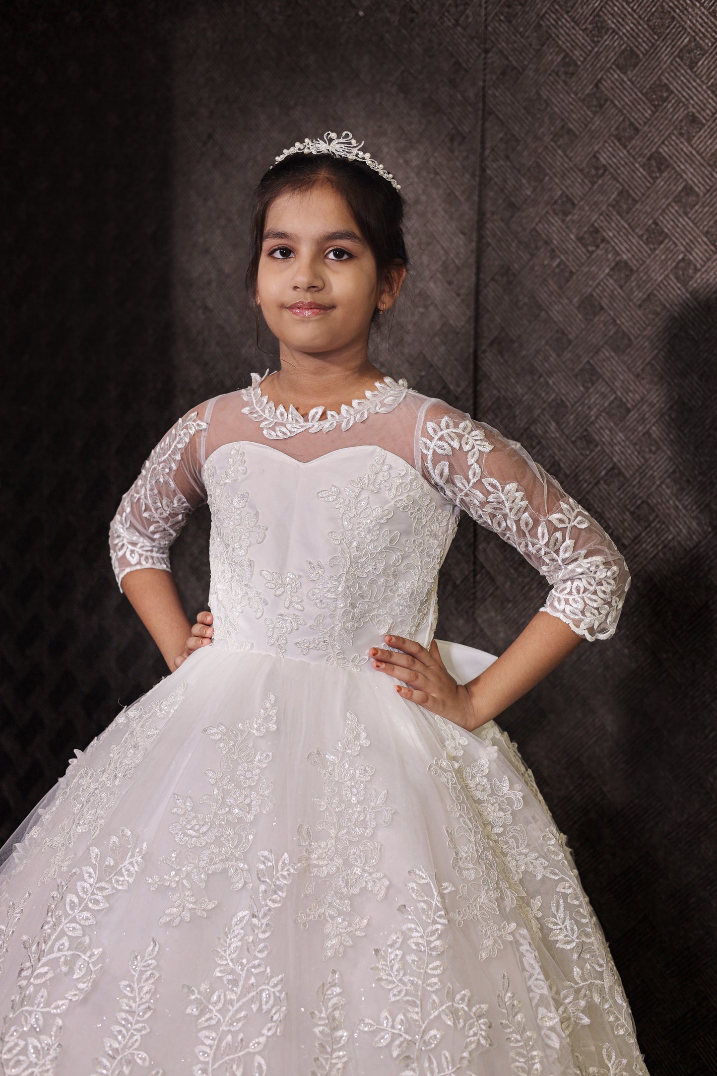 GownLink Holycommunion Dress for Your Little Princess HLCD30