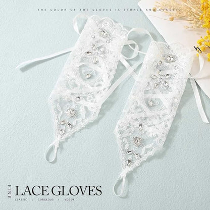 GownLink Classy Bridal Gloves for Christian & Catholic Wedding G24