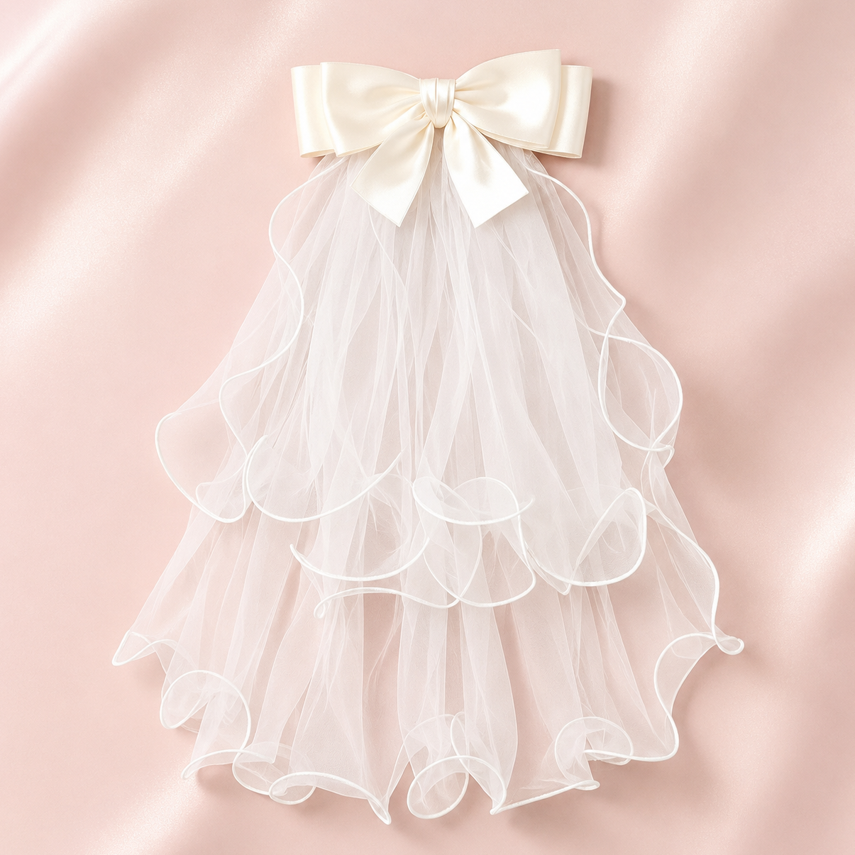Bridal & Holy Communion Short Veil — GLVHM16 | GownLink