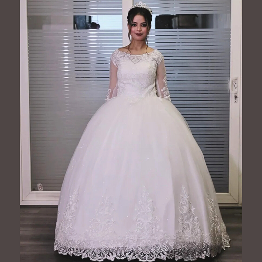 Christian church ceremony wedding dress in Jamshedpur