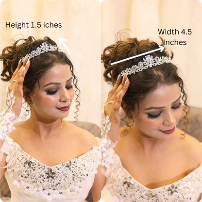 Modest Christain wedding Headpiece in Noida