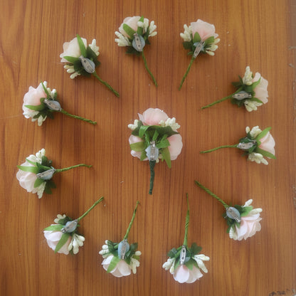 GownLink's  Timeless splendor Boutonnieres of Distinction Set of 10 pcs