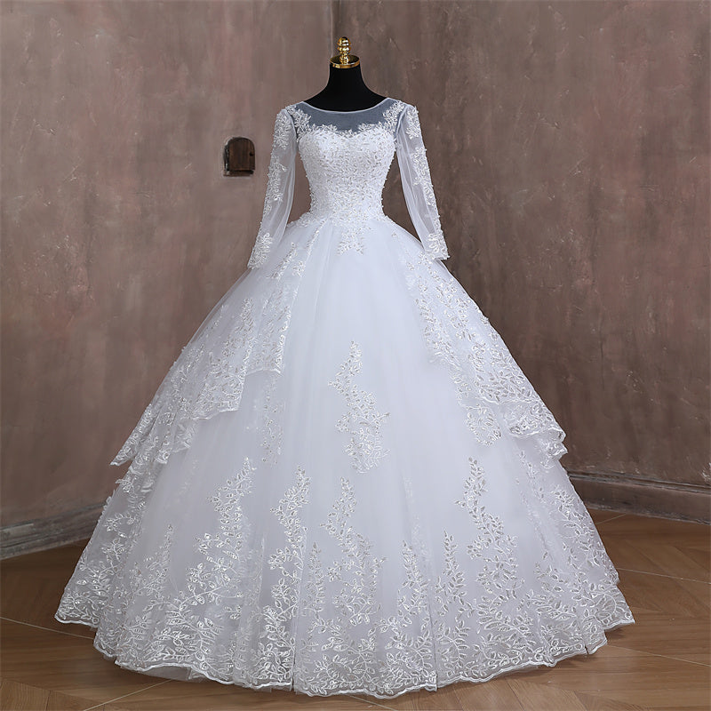 Buy white catholic marriage ball gown in Thiruvananthapuram, Kerala ...