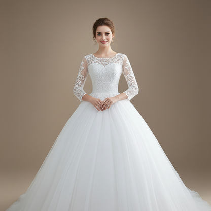 Vintage-inspired Christian Bridal Gown  Samastipur