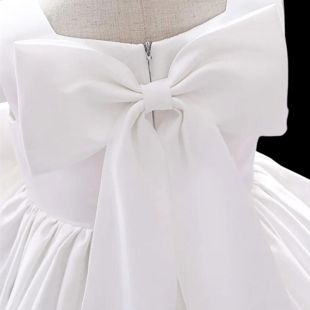 "Inspired Elegance: White Holy Communion Dress for a Once-in-a-Lifetime Day"