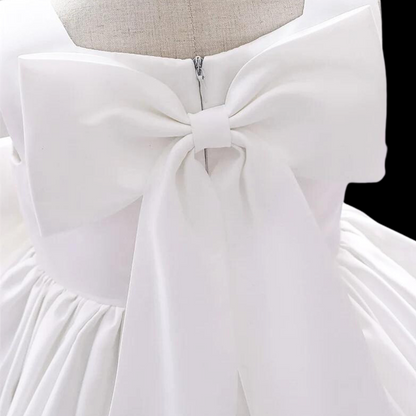 "Inspired Elegance: White Holy Communion Dress for a Once-in-a-Lifetime Day"