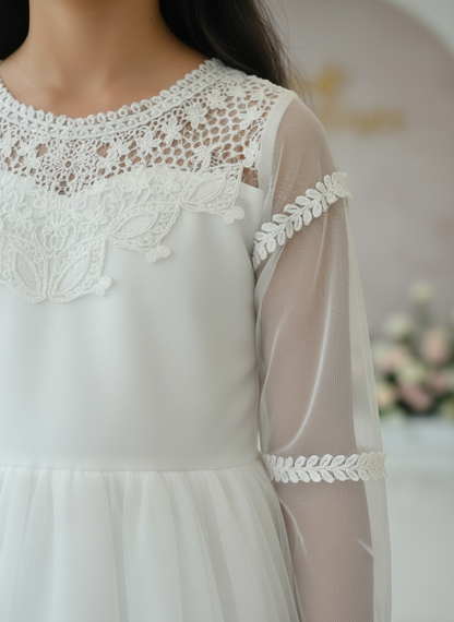 GownLink Christening Gown or First Holy Communion Girls Frock GLHLC-DUCK