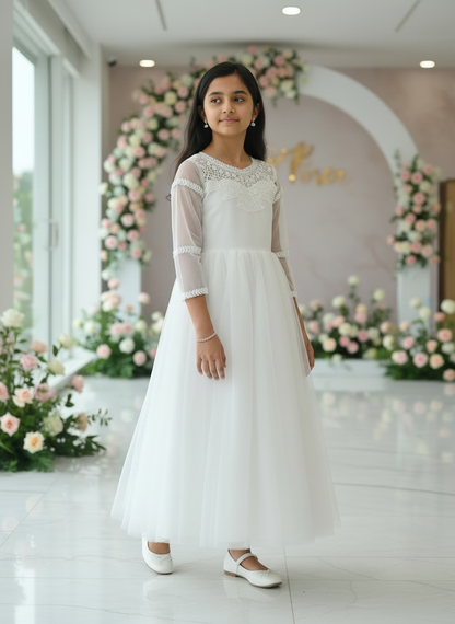 GownLink Christening Gown or First Holy Communion Girls Frock GLHLC-DUCK