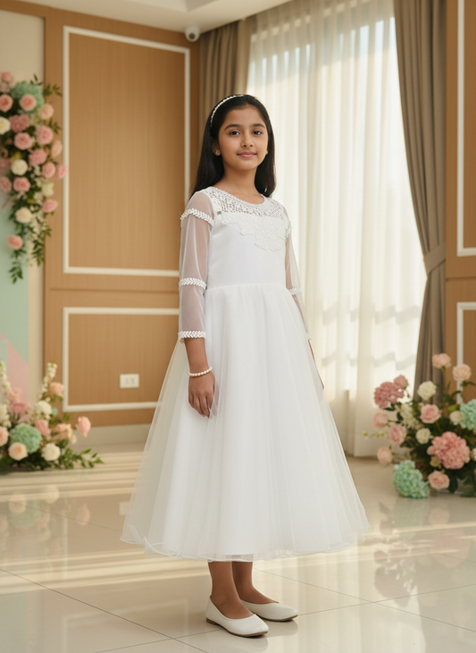 GownLink Christening Gown or First Holy Communion Girls Frock GLHLC-DUCK