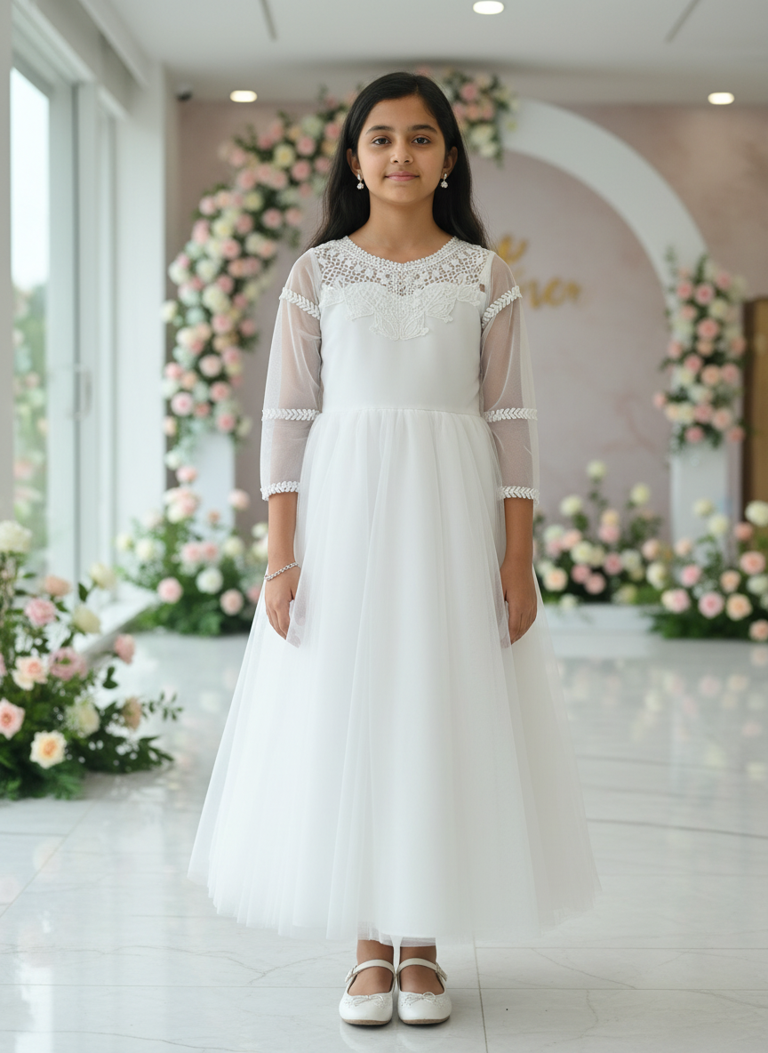 GownLink Christening Gown or First Holy Communion Girls Frock GLHLC-DUCK