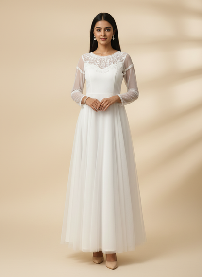 GownLink Christening Gown or First Holy Communion Girls Frock GLHLC-DUCK