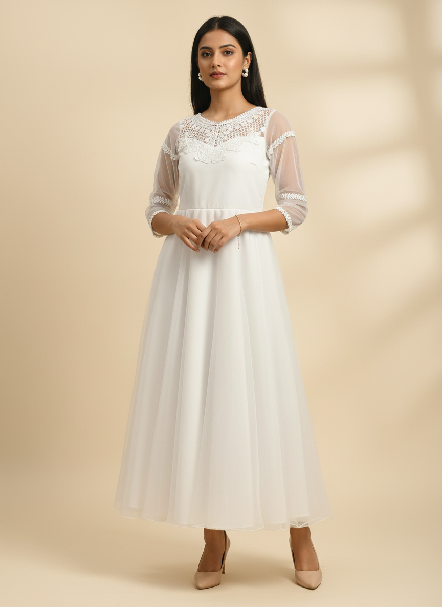 GownLink Christening Gown or First Holy Communion Girls Frock GLHLC-DUCK