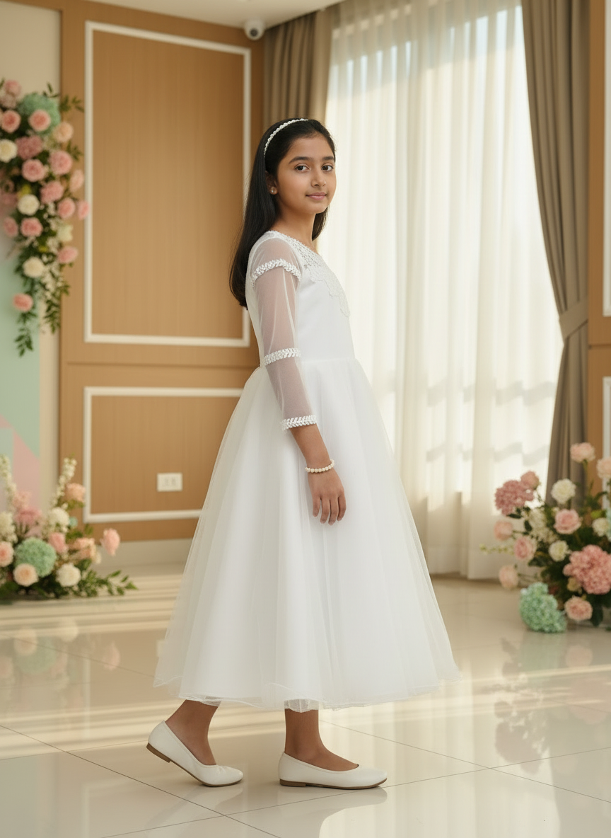 GownLink Christening Gown or First Holy Communion Girls Frock GLHLC-DUCK