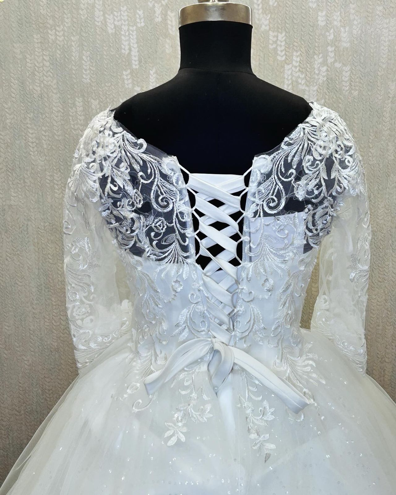 GownLink White Wedding Ball Gown for the Christian  GLGF051