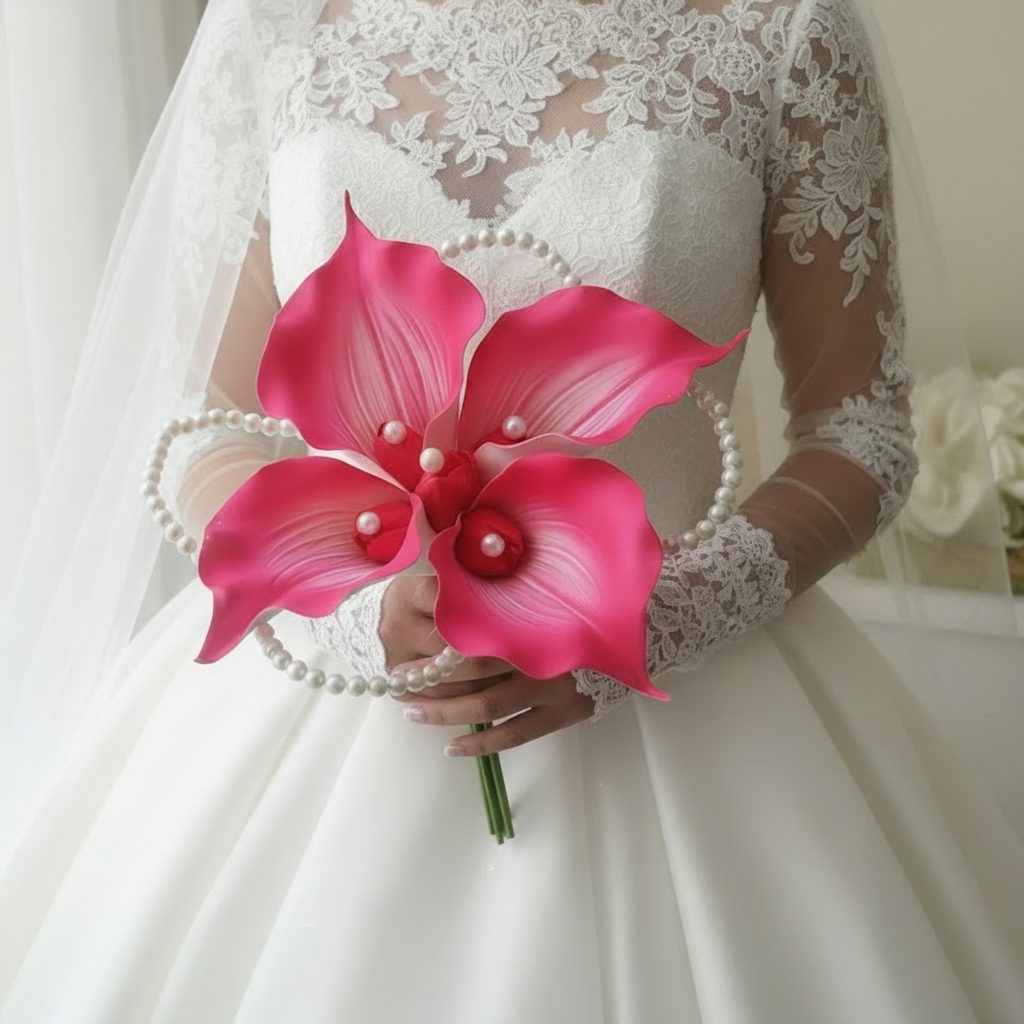 GownLink's Eternal Promise Roses Christian Wedding Bouquet B-135