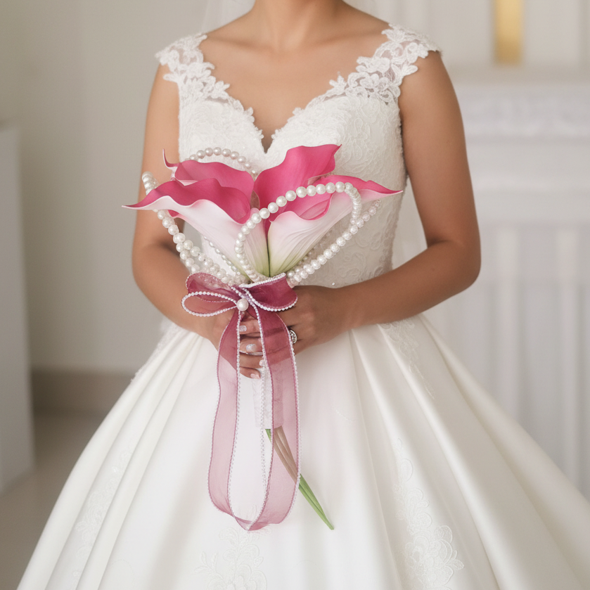 GownLink's Eternal Promise Roses Christian Wedding Bouquet B-135