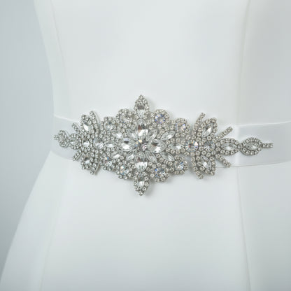 Gowlink,s Wedding Dress Bridal Belt with Crystals Lightweight and easy to wear