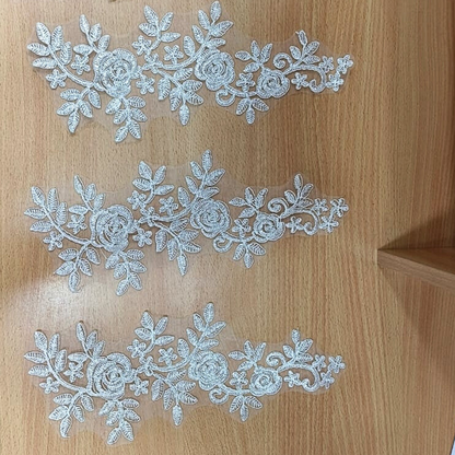 Lace Rose Patches for wedding Dress