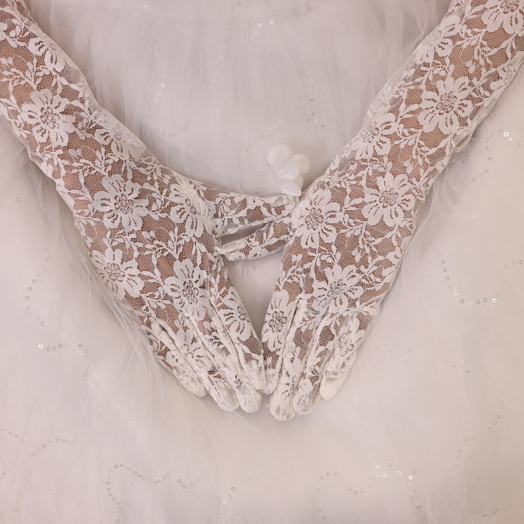 White Christian bridal hand accessories in Dehradun
